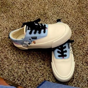 These are the ZARA snoopy shoe. Brand new never been worn.